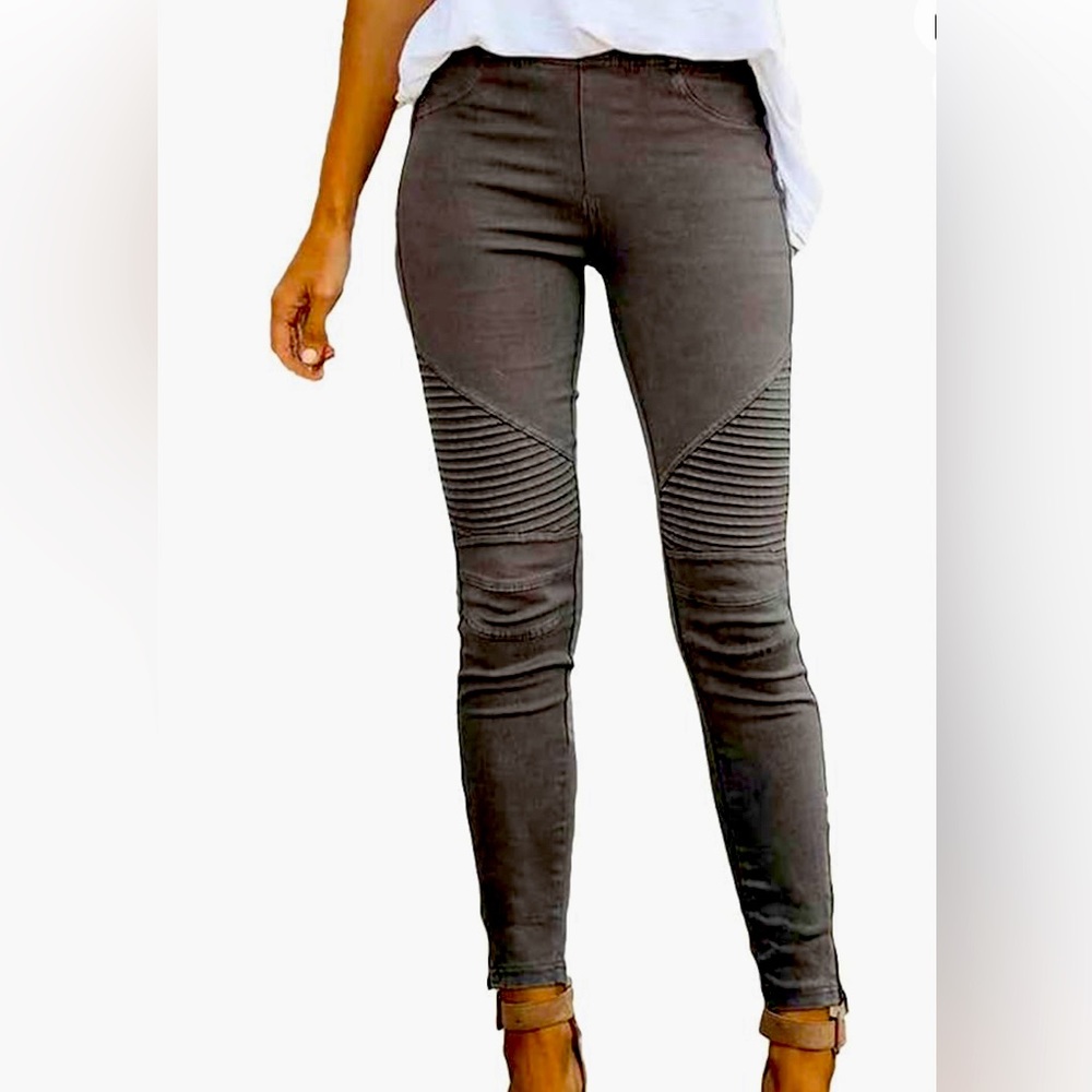 Moto Zipper Jegging